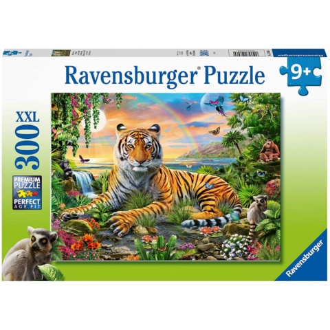 Ravensburger Puzzle 300 Pieces - Tiger At Sunset