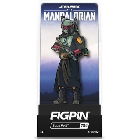 Figpin Star Wars The Mandalorian Boba Fett FiGPiN Classic Pin