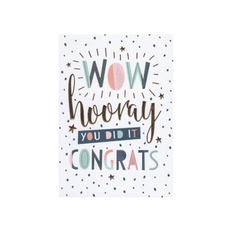 Words n Wishes Congratulation Card