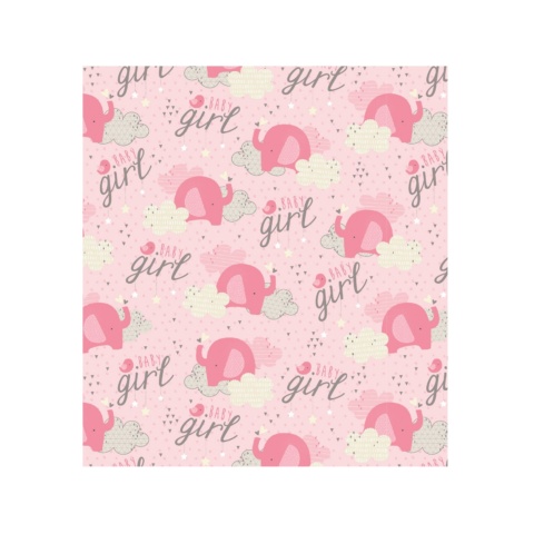 IG Design Wrapping Paper Folded - Baby Girl