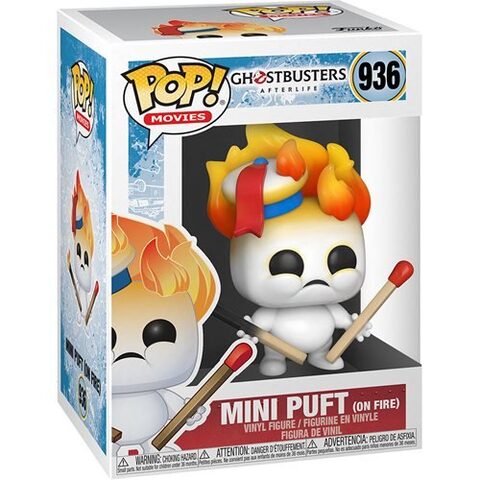 Pre-Order Funko POP Ghostbusters 3 Afterlife 936 Mini Puft on Fire
