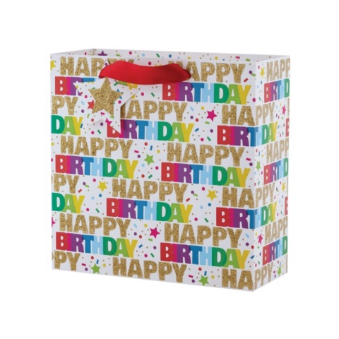 TGWC Medium Square Gift Bag -Sparkling Celebration