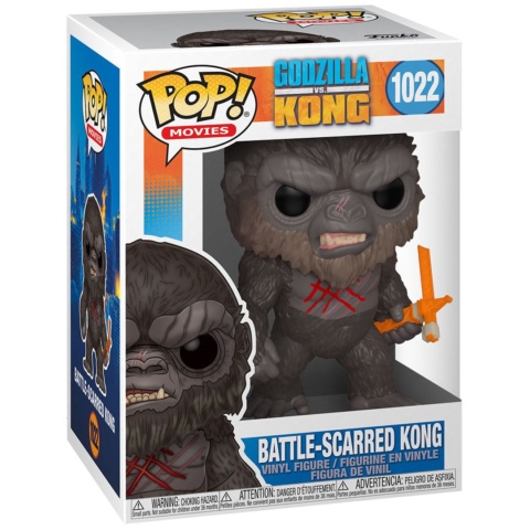 Funko Pop Godzilla Vs Kong 1022 Battle-Scarred Kong