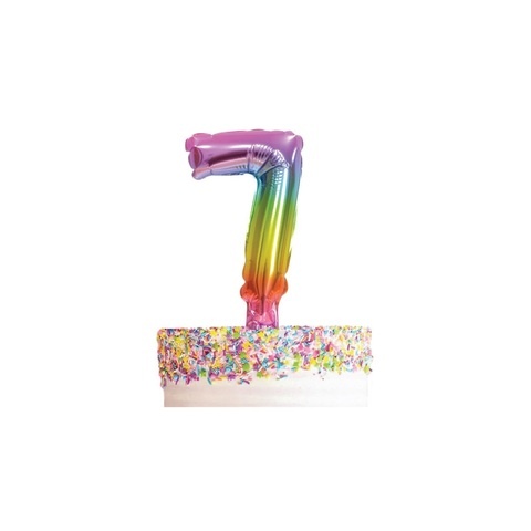 Artwrap Balloon Cake Topper Number 7