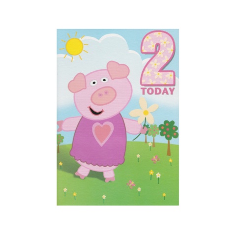 Piccadily Birthday Card - 2nd Birthday Girl