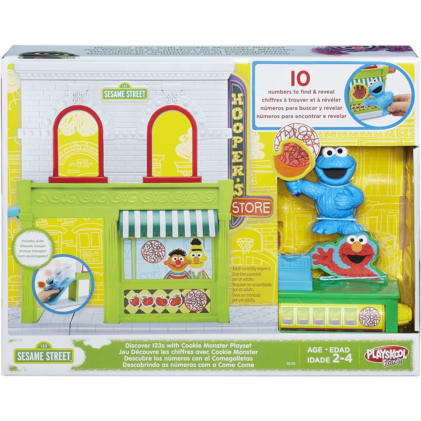 Gifts Greetings Hasbro Playskool Discover 123s with Cookie Monster Playset