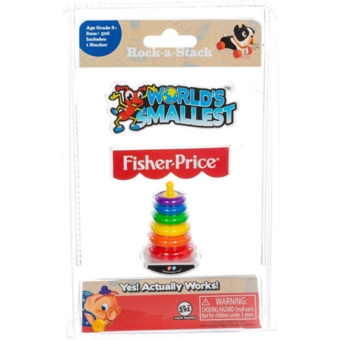 Super Impulse Worlds Smallest Fisher Price Classic Rock -A- Stack