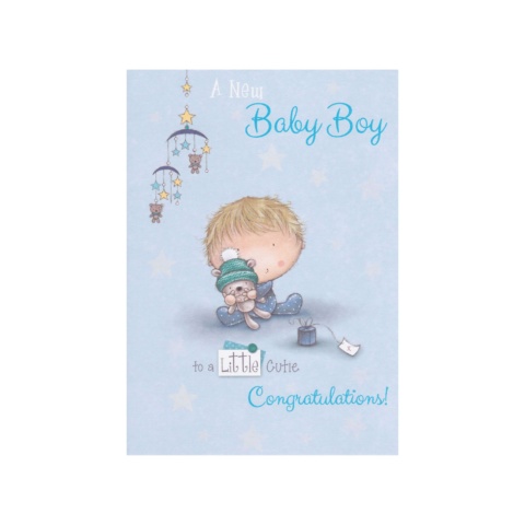 Nigel Quiney Baby Boy Card