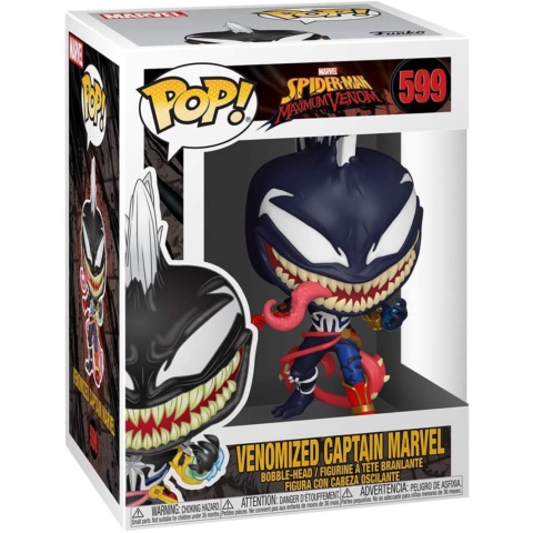 Funko POP Spider-man Maximum Venom 599 Venomized Captain Marvel