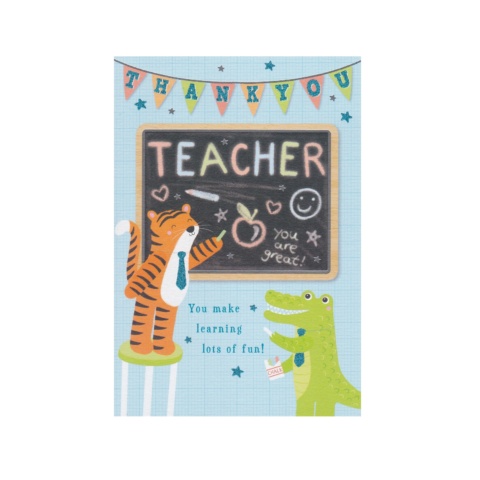 Piccadily Thank You Card - Teacher