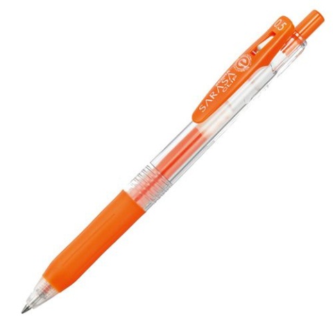 Zebra Sarasa Clip Gel Ink Pen 05 Orange