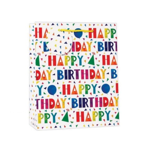 Simon Elvin Small Gift Bag - Happy Birthday