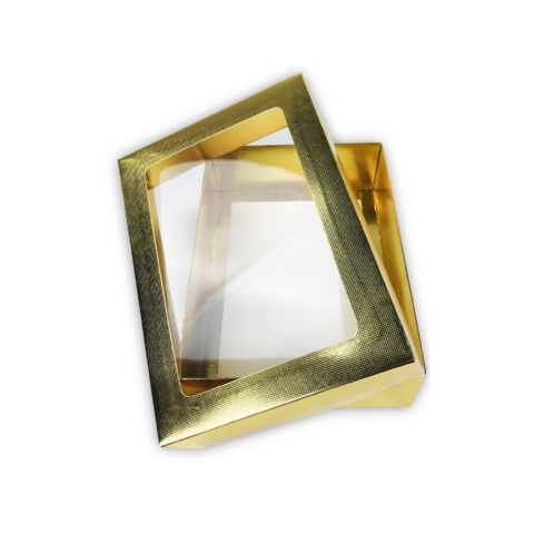 THE AEIOU Small Plain Convenience Box - Gold