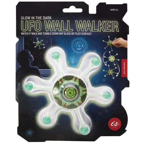 IS Gifts Glow in the Dark UFO Wall Walker