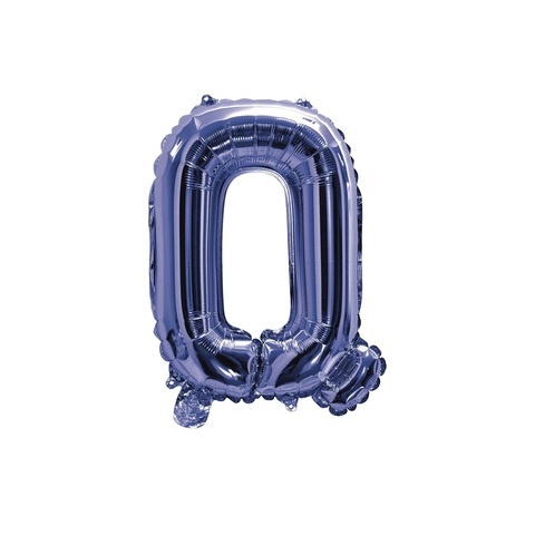 Artwrap 35 Cm Blue Party Foil Balloon - Letter Q