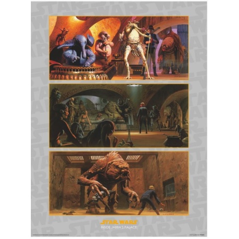 Posterhub Characters Artprint - Star Wars Inside Jabbas Place