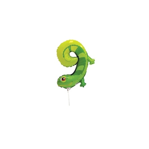 Artwrap 35 Cm Animal Numbers Party Foil Balloon - Number 9