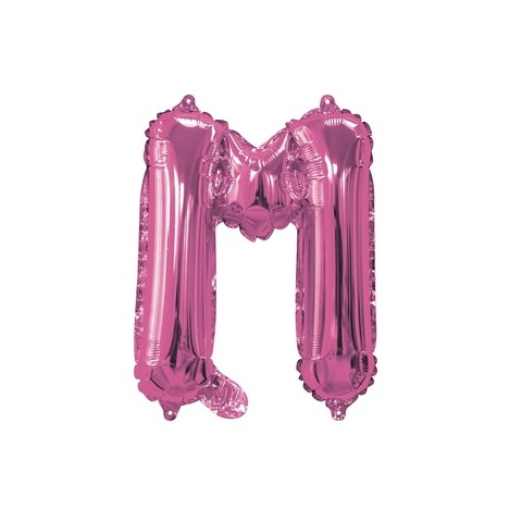 Artwrap 35 Cm Pink Party Foil Balloon - Letter M