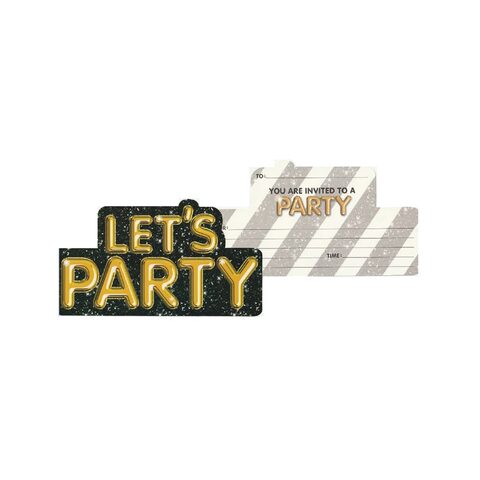 Artwrap Party Invitation - Lets Party