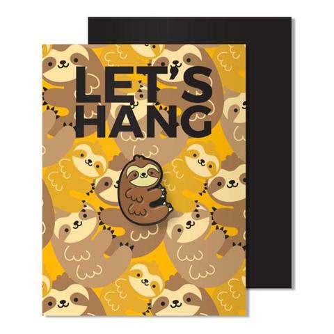 Pango Enamel Sloth Pin Card