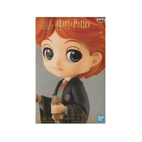 Banpresto Qposket Harry Potter  Ron Weasley With Scabbers