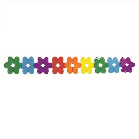 Artwrap Party Paper Garland - Flowers Tropical Party
