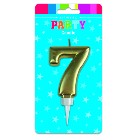 Artwrap Jumbo Party Gold Candle - 7