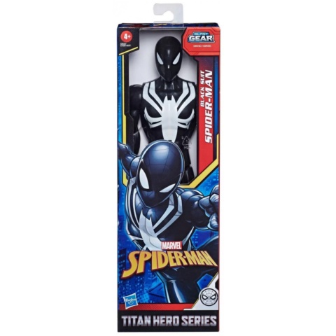 Hasbro Spider-Man Web Warriors Titan 12-Inch Black Suit Spider-man Action Figures