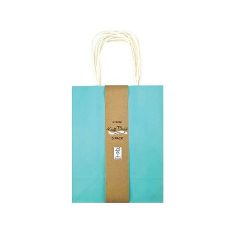 IG Design Medium Kraft Bag - Teal
