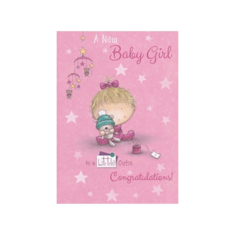 Nigel Quiney Baby Girl Card