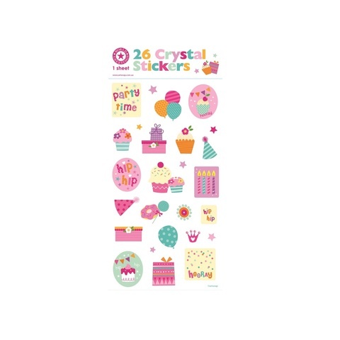 Artwrap Party Crystal Stickers - Party Time