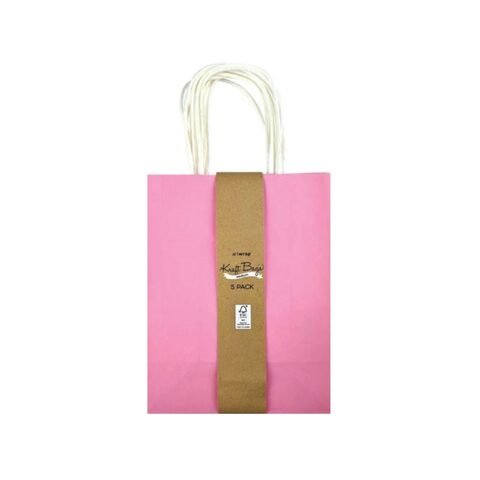 IG Design Medium Kraft Bag - Pink