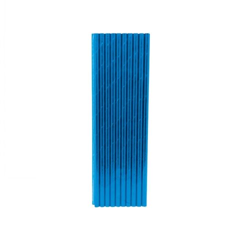 IG Design  Party Straws - Foil Blue