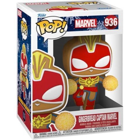 Funko POP Marvel Holiday Gingerbread 936 Captain Marvel