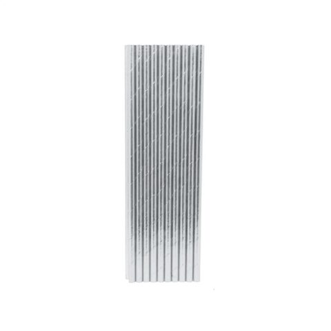 IG Design  Party Straws - Foil Silver
