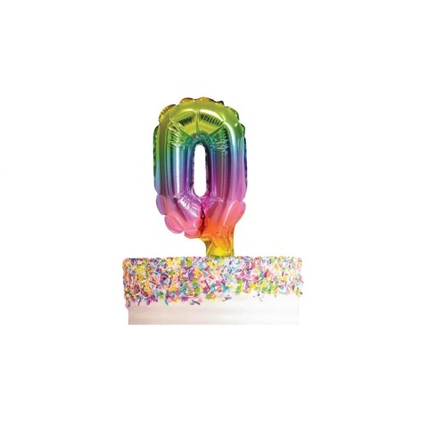 Artwrap Balloon Cake Topper Number 0