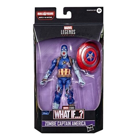Hasbro Marvel Legends What If Zombie Captain America 6-Inch Action Figure