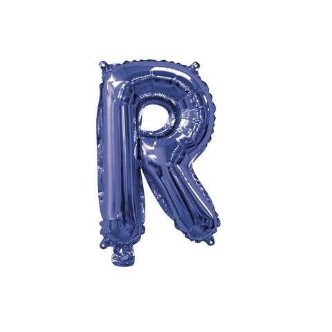 Artwrap 35 Cm Blue Party Foil Balloon - Letter R