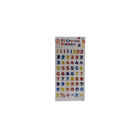 Artwrap Party Crystal Stickers - Numbers