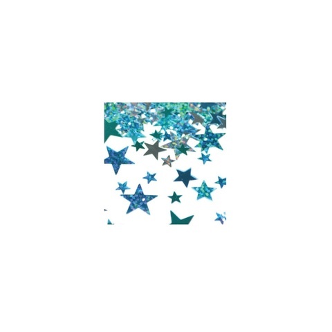 Artwrap Party Scatters Metallic Confetti - Blue Stars