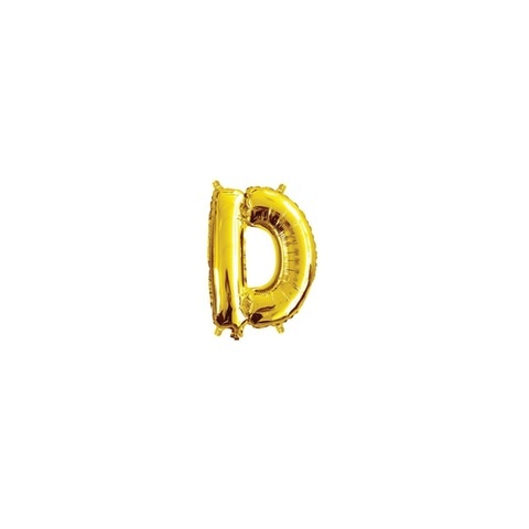 Artwrap 35 Cm Gold Party Foil Balloon - Letter D