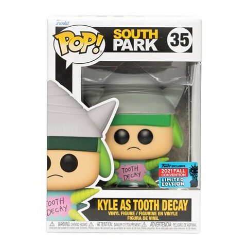 Pre-Order Funko POP South Park 35 Kyle Tooth Decay 2021 Fall Convention Exclusive