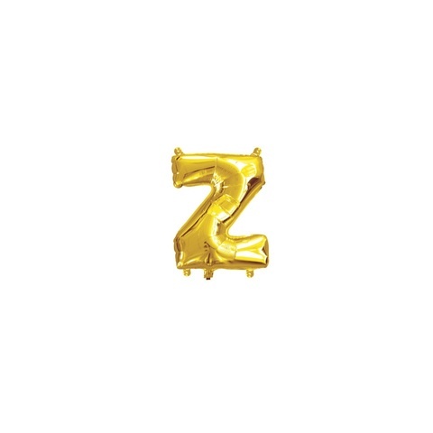 Artwrap 35 Cm Gold Party Foil Balloon - Letter Z