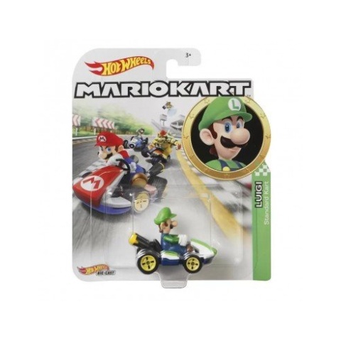 Mattel Hot Wheels Mariokart Lugi Standard Kart