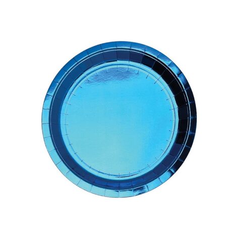 IG Design  Party Plates - Foil Blue