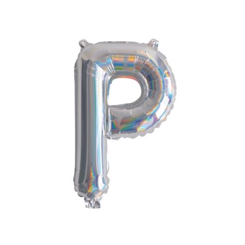 IG Design Group  35cm Iridescent Foil Balloon - Alphabet  P