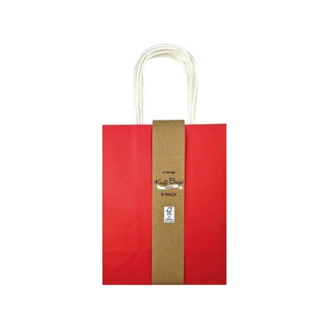 IG Design Medium Kraft Bag - Red