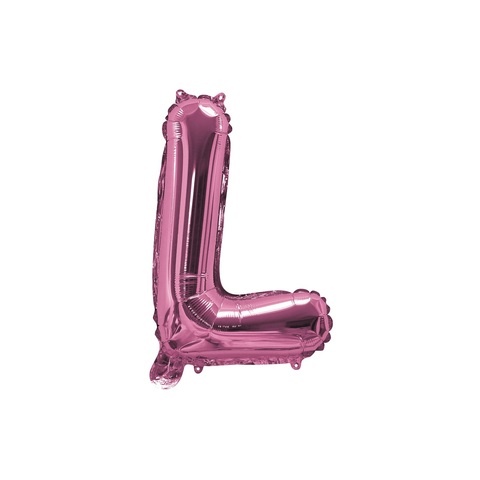 Artwrap 35 Cm Pink Party Foil Balloon - Letter L